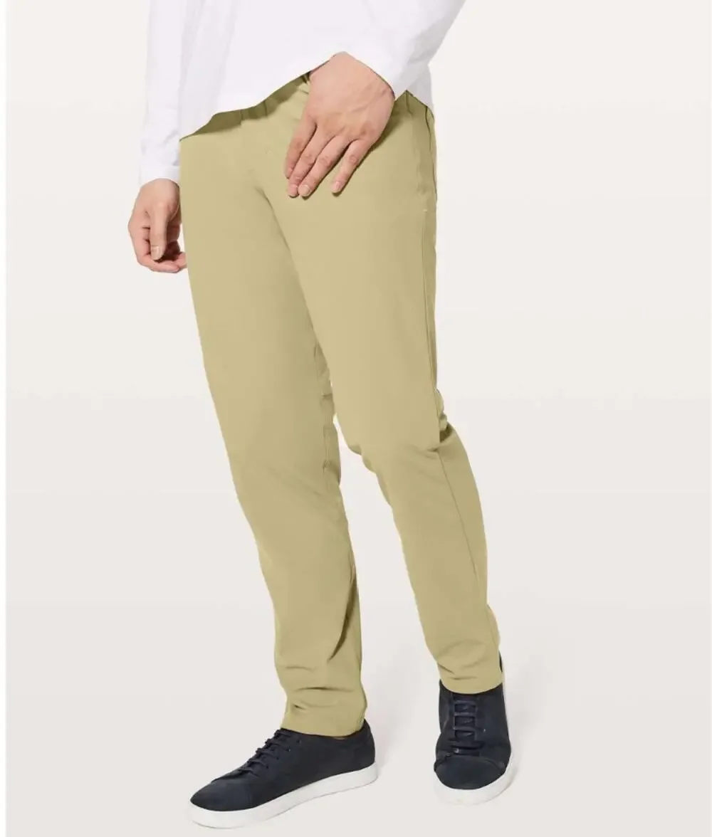 Lululemon Men's ABC Pant Classic *32" Tofino Sand Classic Fit Pants Size 32 - Picture 1 of 15